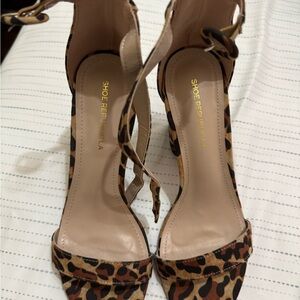 Shoe Republic LA Leopard Print Women's Heels